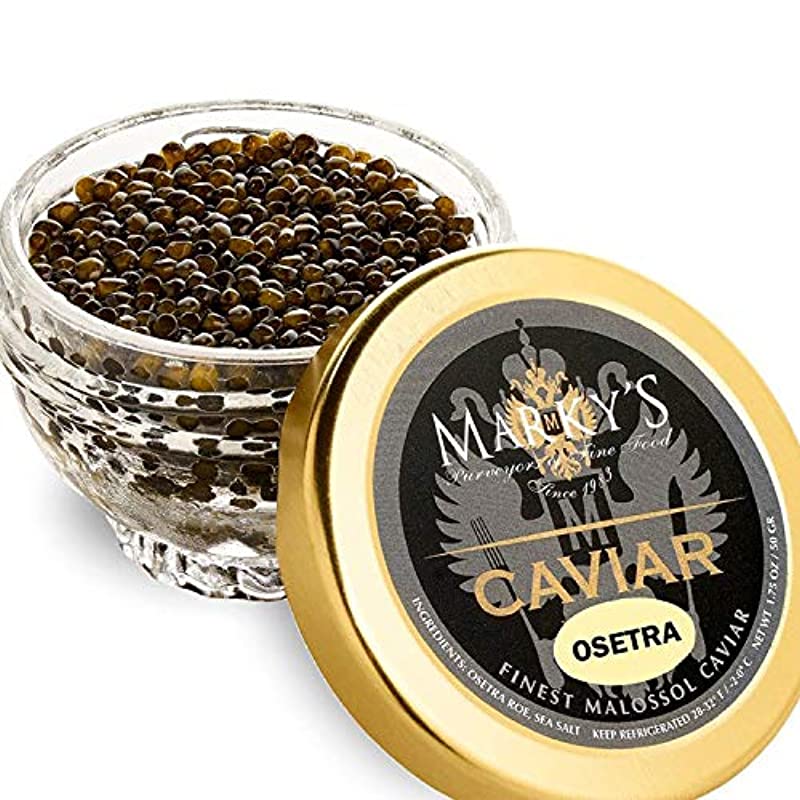 Marky’s Persian Osetra Sturgeon Black Caviar – 35.2 oz Malossol ...